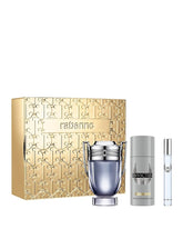 Paco Rabanne Invictus: envase elegante del set regalo con aroma fresco y amaderado para uso diario