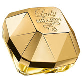 Paco Rabanne Lady Million, frasco de perfume, aroma sofisticado para ocasiones especiales.