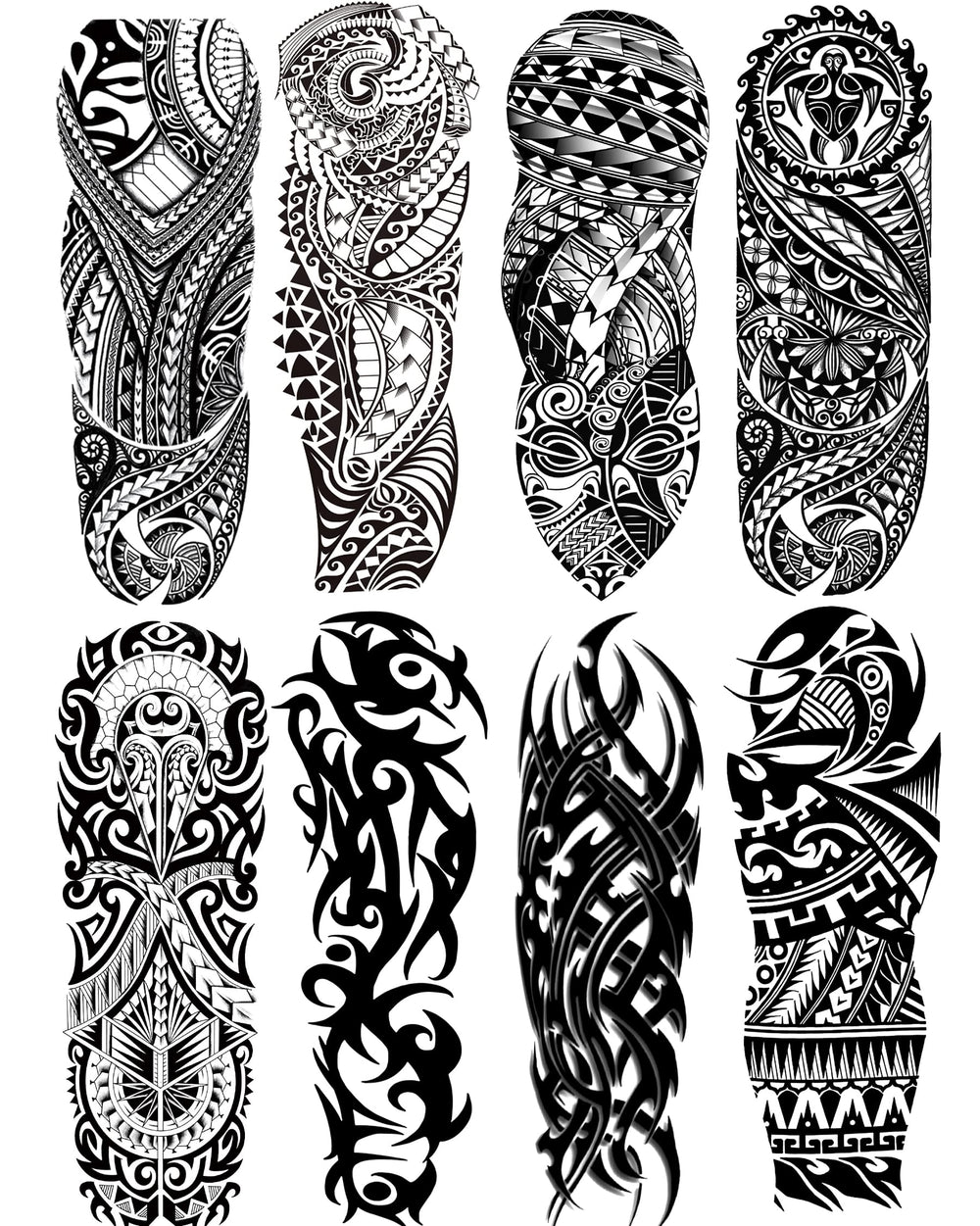 PADOUN mangas tatuaje tribal: impacto visual para conciertos y fiestas sin compromiso
