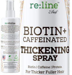 Paisle Botanics Biotina: pulverizador engrosante para botella que aporta volumen inmediato.