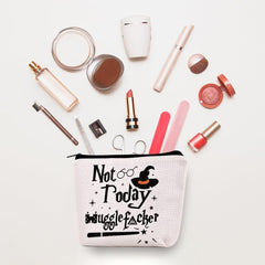 Paliboiu Mago Hechicero Bolsa de Maquillaje, interior espacioso para cosméticos y accesorios.