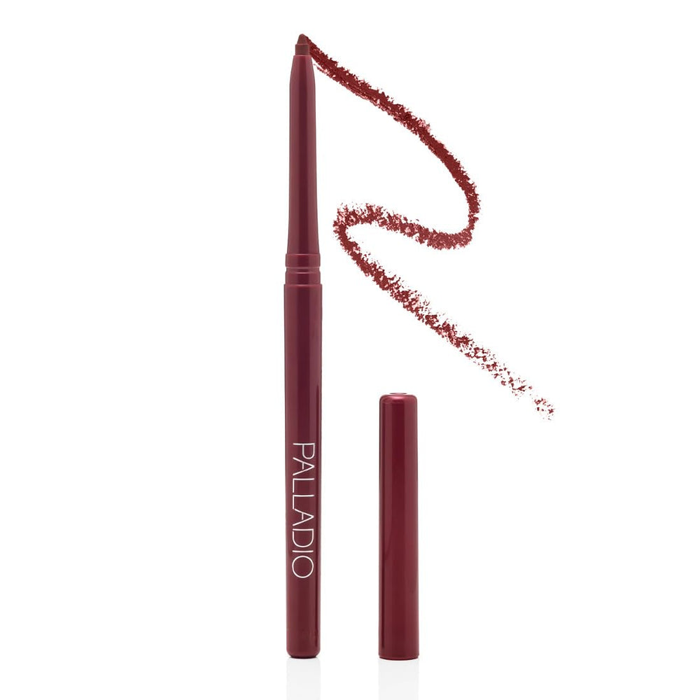 Delineador labial Palladio retratil Raisin para un trazo preciso.
