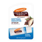 Palmer's bálsamo labial cacao manteca en envase práctico para hidratar labios.