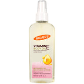 Palmer's Vitamina E Aceite Cuerpo Multiuso frente del envase, hidratación instantánea.