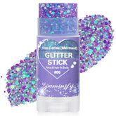 Paminify barra brillo cabello morado para peinado con brillo intenso y fácil aplicación.