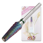 PANA 5 en 1 Pro, broca arco iris para uñas acrílicas con precisión.
