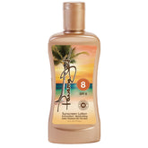Panama Jack Sunscreen Tanning Lotion SPF 8 bottle showing compact, travel-friendly packaging