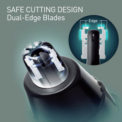 Panasonic ER-GN30-K uso en agua y seco para mayor comodidad.