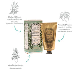 Panier des Sens Jasmin crema de manos con aceite de oliva para hidratación profunda