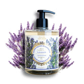 Panier des Sens Jabón de manos espumoso lavanda, suave para piel sensible.