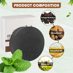 Panmall Fallopia Multiflora Barra, ingredientes naturales para cuidado suave del cabello