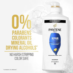 Pantene Acondicionador Reparación y Protección, envase visible para acabado sedoso.