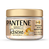 Pantene Miracle Rescue mascarilla con foco en los vínculos derretidos para reparación de daños