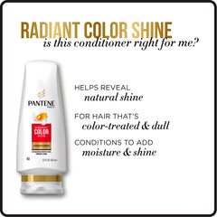 Pantene Pro-V Radiant Color Shine, acabado suave y color vibrante tras el sistema completo.
