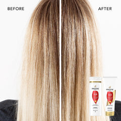 Pantene PRO-V Radiant Color Shine, cabello desenredado y brillante tras lavado.