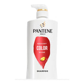 Pantene PRO-V Radiant Color Shine champú, vista frontal, brillo duradero y color vibrante.