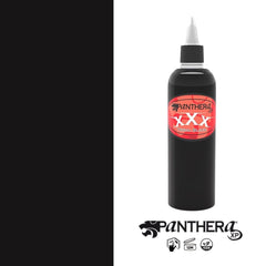 Panthera Tattoo Ink XXX Tribal Black, teinte sombre durable offrant une saturation homogène.