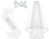 Papoopy corona para novia en detalle, brillo elegante para la despedida de soltera