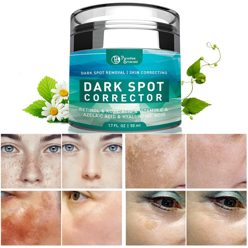 Paradise Emerald serum manchas faciales, uso diario recomendado para cuidado de la piel.