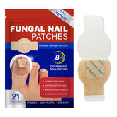 Parches para uñas: aplicación nocturna para reparación de uñas dañadas.