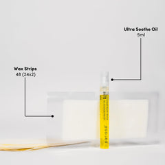Parissa aplicación fácil en piernas con cera natural, ideal para principiantes.