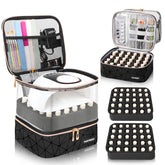 Partreko organizador doble capa para esmaltes con 60 botellas.