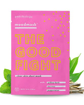 Patchology Moodmask Good Fight: mascarilla en hoja para aplicación rápida y calmante.