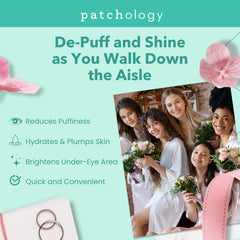 Patchology parches gel ojos con centella asiática para calmar piel e iluminar.
