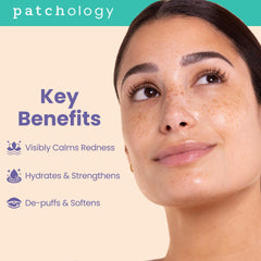Patchology Skin Remedy ceramidas y ectoin para protección suave.