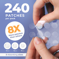 PatchRx parches acne rostro: contiene aceite de árbol de té y ácido salicílico para uso diario.