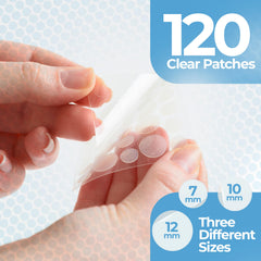 PatchRx parches hidrocoloides absorben líquido para una zona protegida.