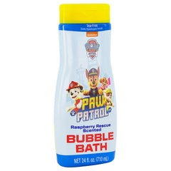 Patrulla Canina, burbujas y espuma cremosa con aroma a frambuesa