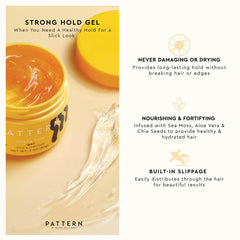 PATTERN gel con textura suave facilita distribución en rizos