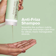 Paul Mitchell Clean Beauty Anti-Frizz Shampoo: espuma suave para cabello texturizado y manejable.