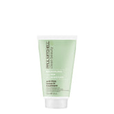 Paul Mitchell Clean Beauty, flacon du traitement anti-frizz, lissant les frisottis pour cheveux texturés.