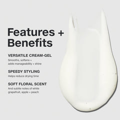 Aplicación en cabello húmedo con Fast Form define rizos y reduce frizz