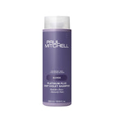 Paul Mitchell Platinum Plus Deep Violet Shampoo, botella para neutralizar amarillos del cabello rubio