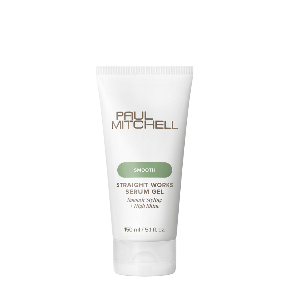Paul Mitchell Straight Works Gel en botella para un acabado suave y brillante