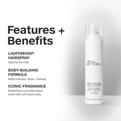 Paul Mitchell Super Clean acabado natural para peinados ligeros