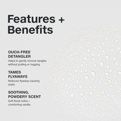 Paul Mitchell Taming Spray revitaliza el cabello de la mañana.