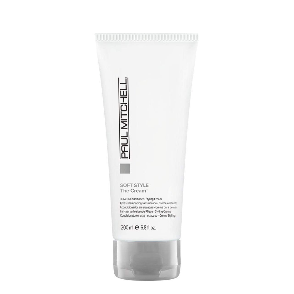 Paul Mitchell The Cream – bouteille montrant le soin hydratant léger et la protection UV.