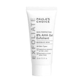 Paula's Choice 8% AHA Gel Exfoliant: bote de viaje para exfoliación suave