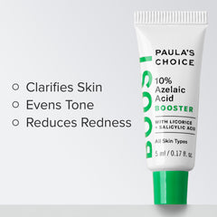 Paula's Choice Boost Azelaico: textura ligera que no engrasa la piel.