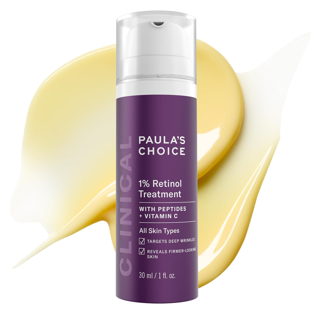 Paula's Choice Clinical 1% Retinol, botella: hidratación y suavizado de líneas finas