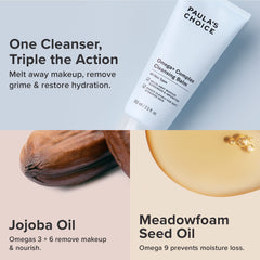 Paula's Choice Omega Complex Balm: rinçage clair sans résidu ni tiraillement.