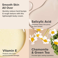 Paula's Choice Weightless Body Treatment ingredients green tea and chamomile for hydration