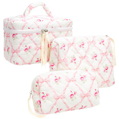 PAZIMIIK bolso maquillaje exterior acolchado para viaje organizado.