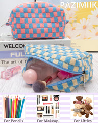 PAZIMIIK bolso maquillaje interior amplio, facilita ordenar productos de belleza.