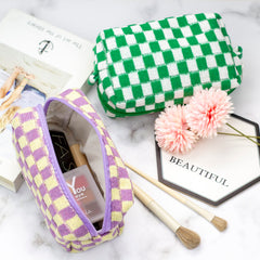 PAZIMIIK bolso maquillaje cuadros portátil, cabe en bolso o mochila.