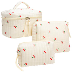 PAZIMIIK neceser grande para viaje con acolchado, ideal para maquillaje y cosméticos.